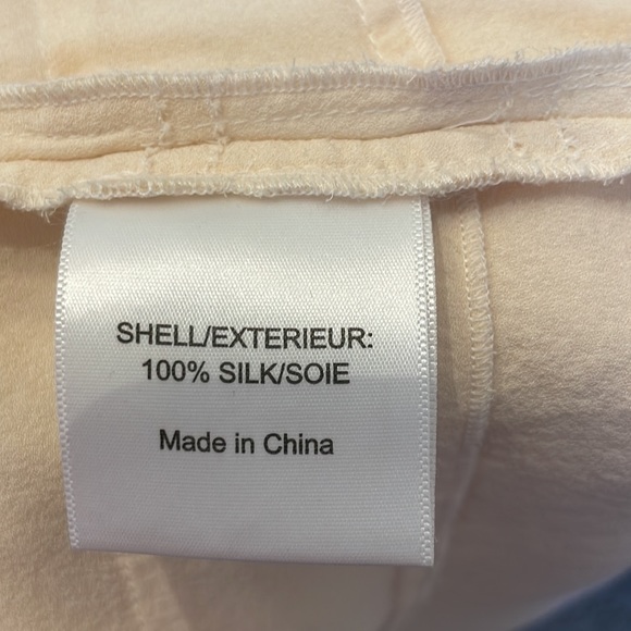 NWOT Tory Burch Crème Coloured Layered Silk Sleeveless Top - Picture 7 of 7